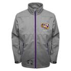 Men's Franchise Club Lsu Tigers Tech Fleece Softshell Jacket, Size: Small, Grey