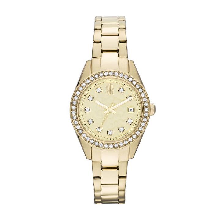 Jennifer Lopez Women's Crystal Watch, Gold