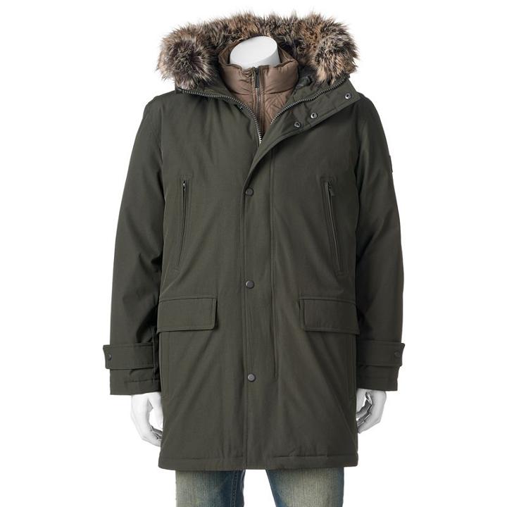 Men's Towne Snorkel Parka, Size: Xl, Med Green
