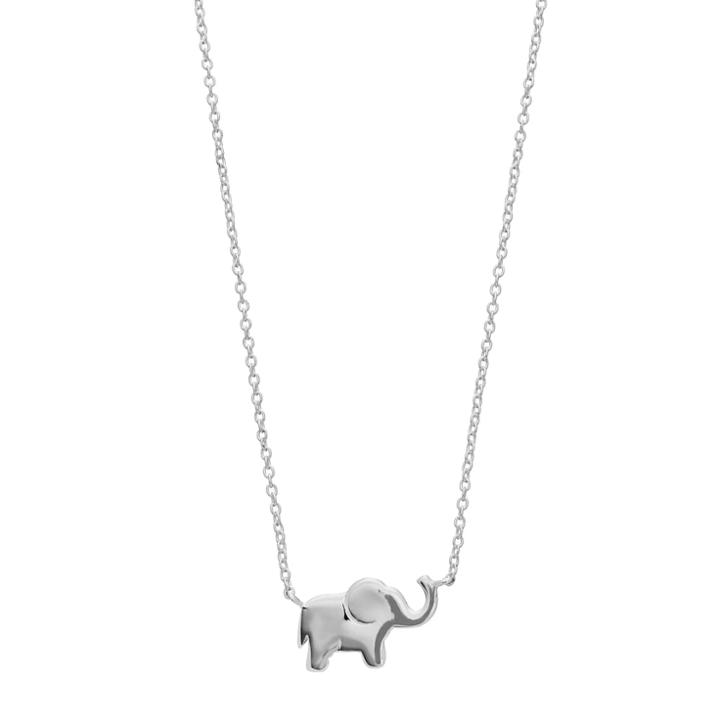 Love This Life Sterling Silver Elephant Necklace, Women's
