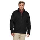 Big & Tall Izod Shaker Fleece Jacket, Men's, Size: 3xl Tall, Black
