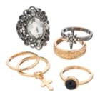 6-pc. Nickel Free Ring Set, Women's, Multicolor