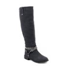 Olivia Miller Essex Women's Knee High Boots, Girl's, Size: 9, Black