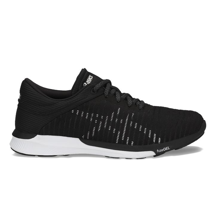 Asics Fuzex Rush Adapt Women's Running Shoes, Size: 8, Black