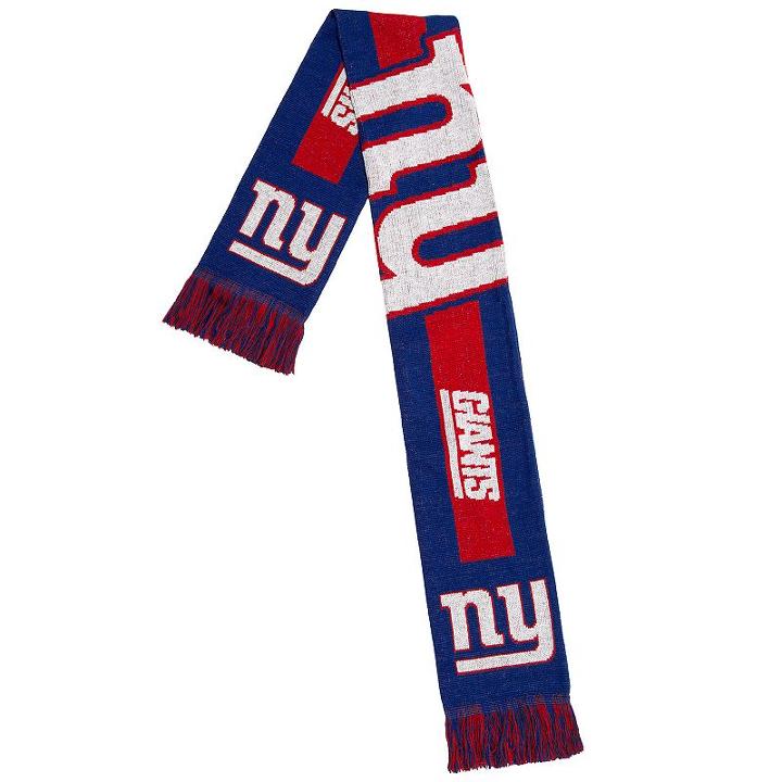 Adult Forever Collectibles New York Giants Big Logo Scarf, Multicolor