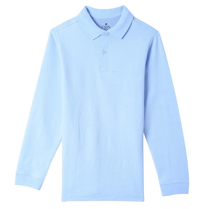 Boys 4-20 Chaps Stretch Polo, Size: 7, Blue