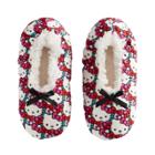 Girls 4-16 Hello Kitty&reg; Fuzzy Babba Slippers, Size: M-l, White