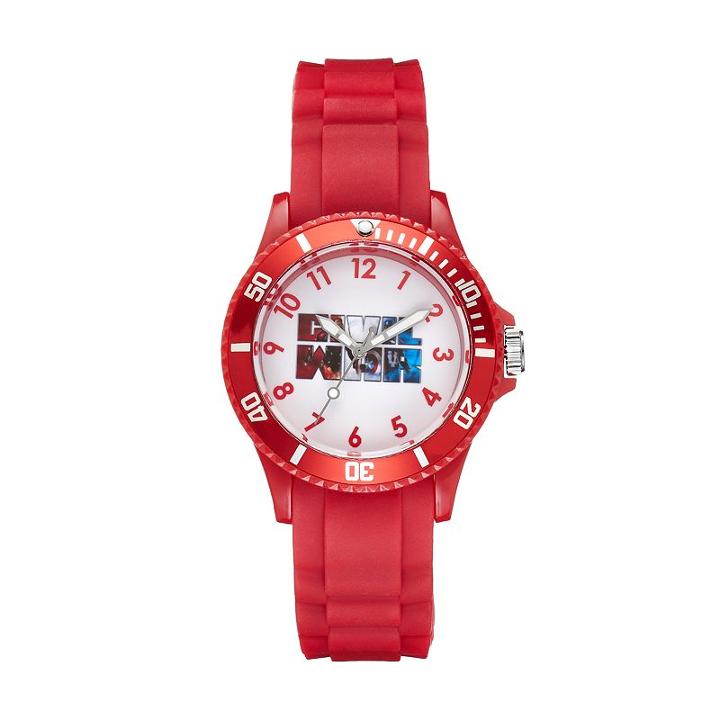 Marvel Captain America: Civil War Unisex Watch, Red