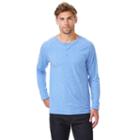 Men's Heat Keep Classic-fit Performance Henley, Size: Xxl, Brt Blue