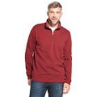 Men's Arrow Saranac Classic-fit Fleece Quarter-zip Pullover Sweater, Size: Medium, Med Red
