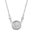 Star Wars Stainless Steel Crystal Imperial Symbol Necklace, Women's, Grey