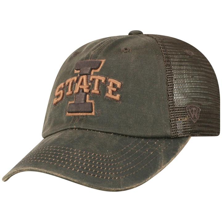Adult Top Of The World Iowa State Cyclones Chestnut Adjustable Cap, Men's, Med Brown