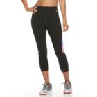 Women's Fila Sport&reg; Side Panel Strip Capri Leggings, Size: Xs, Light Grey