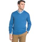 Big & Tall Izod Regular-fit Wool-blend V-neck Sweater, Men's, Size: 2xb, Blue (navy)