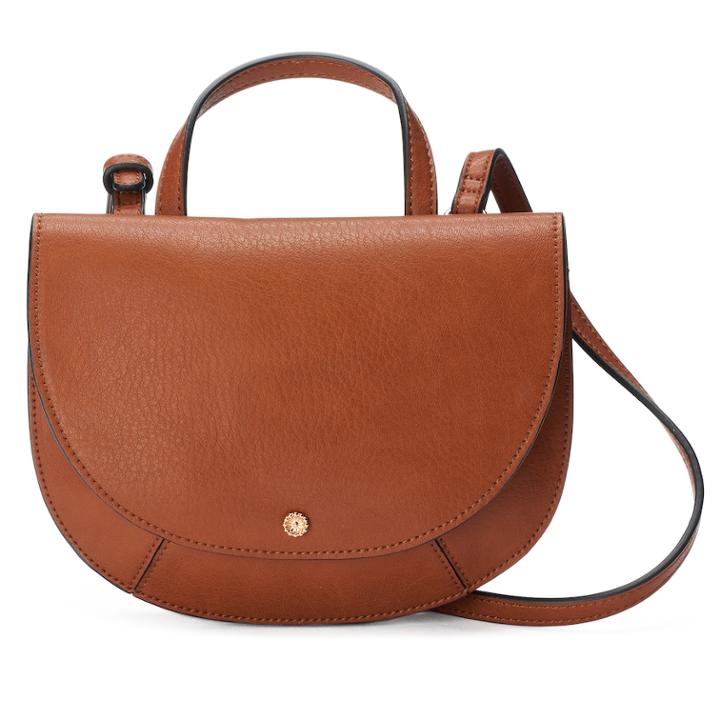 Lc Lauren Conrad Cheval Crossbody Bag, Women's, Med Brown