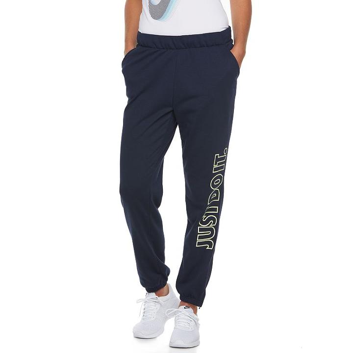 Women's Nike Printed Dri-fit Training Pants, Size: Xs, Light Grey