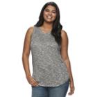 Juniors' Plus Size Mudd&reg; Muscle Tank Top, Girl's, Size: 3xl, Oxford