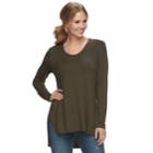 Women's Apt. 9&reg; High-low Tunic, Size: Xl, Dark Green