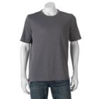 Men's Croft & Barrow&reg; Classic-fit Island Crewneck Tee, Size: Large, Grey