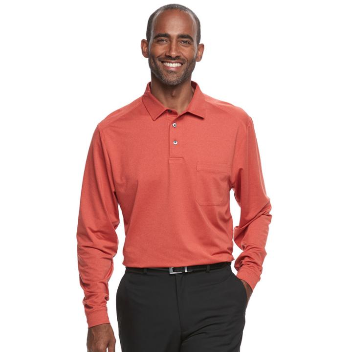 Big & Tall Grand Slam Motionflow 360 Regular-fit Pocket Golf Polo, Men's, Size: 3xl Tall, Orange Oth