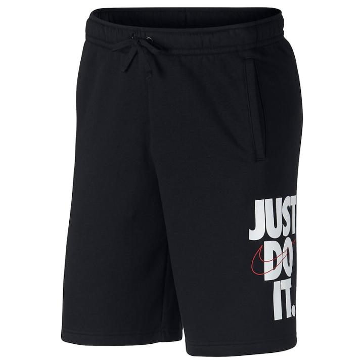 Men's Nike Fleece Shorts, Size: Small, Grey (charcoal)