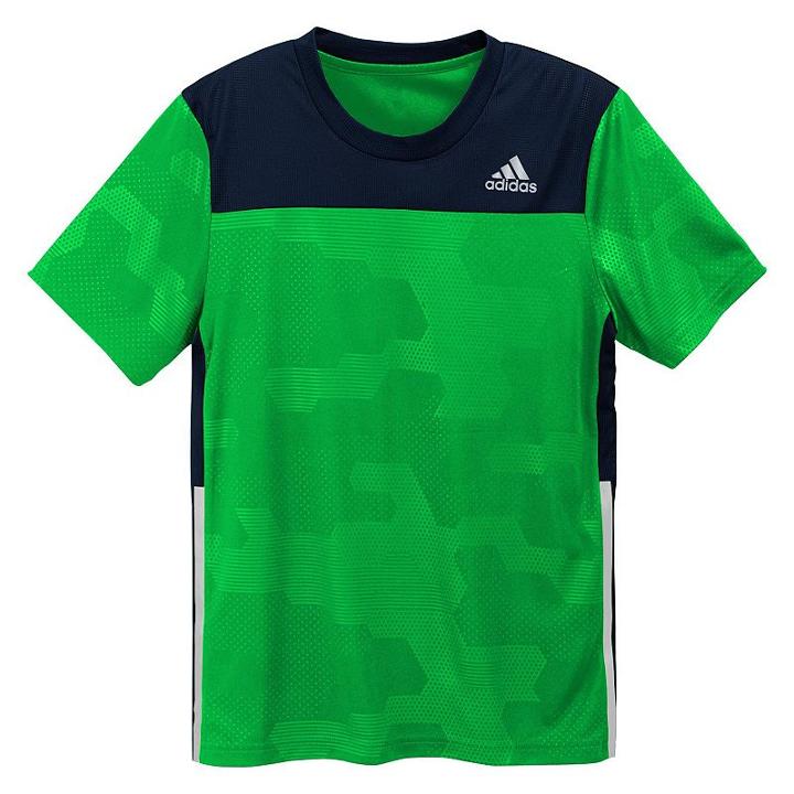 Boys 8-20 Adidas Embossed Digi Camo Tee, Boy's, Size: 8, Green