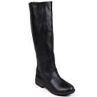 Journee Collection Lynn Women's Tall Riding Boots, Size: 8.5 Wc, Black