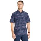 Men's Van Heusen Air Classic-fit Patterned Button-down Shirt, Size: Xl, Purple