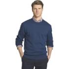 Big & Tall Izod Advantage Classic-fit Solid Fleece Pullover, Men's, Size: Xl Tall, Blue (navy)