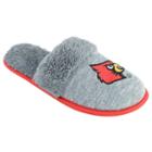 Women's Louisville Cardinals Sherpa-lined Clog Slippers, Size: Xl, Grey