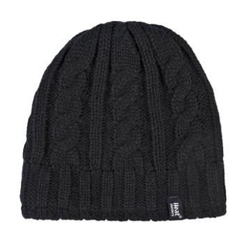 Women's Heat Holders Cable-knit Thermal Beanie, Black