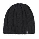 Women's Heat Holders Cable-knit Thermal Beanie, Black