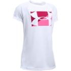 Girls 7-16 Under Armour Big Logo Short Sleeve Tee, Girl's, Size: Large, White