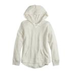 Girls 7-16 & Plus Size So&reg; Lace-up Tunic Hoodie, Size: 18 1/2, Light Grey
