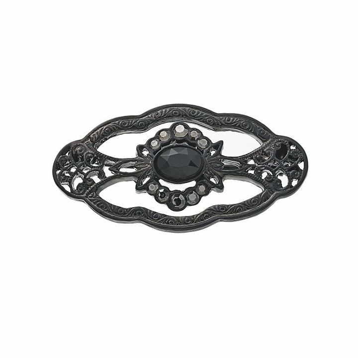 Downton Abbey Pin, Women's, Black