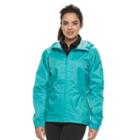 Women's Columbia Rain To Fame Hooded Rain Jacket, Size: Large, Green Oth