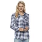 Juniors' So&reg; Twill Button-down Shirt, Girl's, Size: Medium, Med Pink