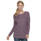 Women's Sonoma Goods For Life&trade; Twist Cable-knit Sweater, Size: Small, Med Purple