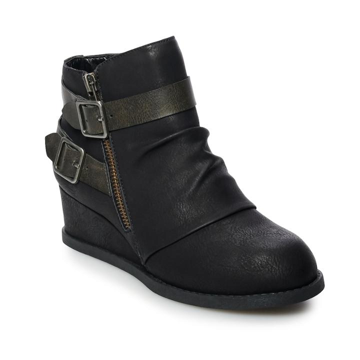 Now Or Never Cloud Women's Wedge Ankle Boots, Size: Medium (8.5), Oxford