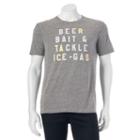 Men's Sonoma Goods For Life&trade; Beer Bait & Tackle Ice-gas Tee, Size: Xxl, Grey