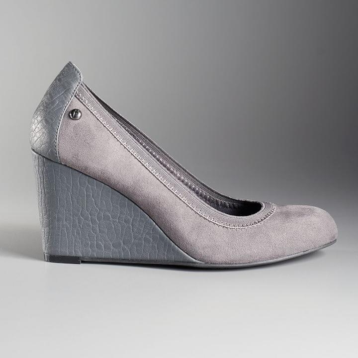 Simply Vera Vera Wang Women's Slip-on Dress Wedges, Size: 9.5, Brt Green