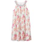 Girls 7-16 Speechless Floral Pleated Dress, Size: 10, White
