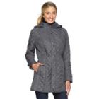 Women's Weathercast Quilted Jacket, Size: Xl, Grey