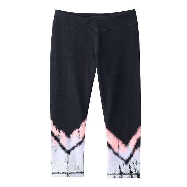 Girls 7-16 & Plus Size So&reg; Leg Graphic Capri Yoga Pants, Girl's, Size: 14, Lt Purple