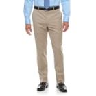 Men's Apt. 9&reg; Premier Flex Extra-slim Fit Flat-front Tan Suit Pants, Size: 32x30, Beige Oth