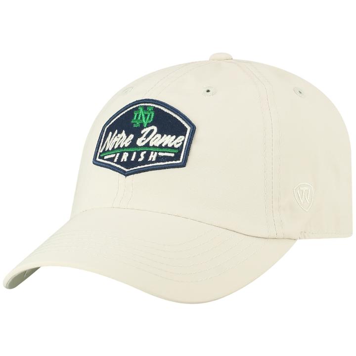 Adult Top Of The World Notre Dame Fighting Irish Onward Cap, Men's, Lt Beige