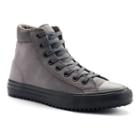 Men's Converse Chuck Taylor All Star Leather Boot Sneakers, Size: 9, Light Grey