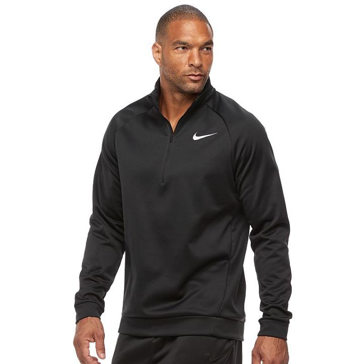 Big & Tall Nike Therma Training Quarter-zip Pullover, Men's, Size: 3xb, Grey (charcoal)