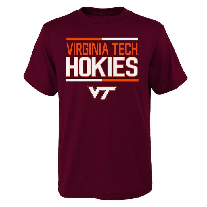 Boys 4-18 Virginia Tech Hokies Density Tee, Size: 12-14, Drk Orange