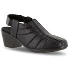 Easy Street Manner Women's Slingback Clogs, Size: Medium (7.5), Black